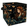 thumbnail image 1 of Fireflies Foldable Storage Bin with Handle, 10.8"x10.5"x10.6", Large Capacity Toy Box Organizers, 1 of 6