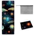 thumbnail image 1 of Fireflies Gym Towel with Storage Bag, 72.8"x26.8", Suitable for Yoga, Pilates, Fitness, etc. - Yoga Towel, Yoga Towels, Yoga Mat Towel, 1 of 6