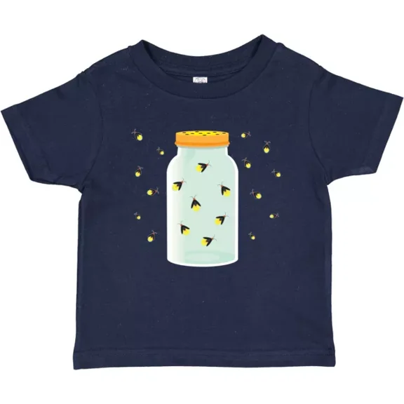 Fireflies Summer Vacation Toddler T-Shirt Camping Trip Outdoors Bug TODDLER SHORT SLEEVE TEE BELLA CANVAS 3001T