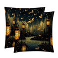 thumbnail image 1 of Fireflies Throw Pillows Set of 2 with Unique Patterns Covers - Available in 16x16, 18x18, and 20x20 Inches for Various Occasions - Includes Throw Pillow Inserts, 1 of 6