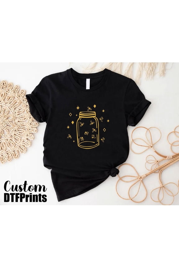 Fireflies Tshirt, Retro Lightning Bug Shirt, Summer Nights Shirt, Nature Lover , Inspirational Fireflies , Summer Camping Shirt