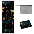 thumbnail image 1 of Fireflies Yoga Mat Towel with Storage Bag, 72.8"x26.8", Suitable for Hot Yoga, Pilates, Fitness - Yoga Blanket, Yoga Towel, Hot Yoga Towel Included, 1 of 6
