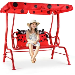 Childrens garden swing bench new arrivals