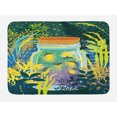 thumbnail image 1 of Firefly Bath Mat, Surreal Forest Landscape with Magic Bugs in the Glass Jar Ferns Trees Woodland, Plush Bathroom Decor Mat with Non Slip Backing, 29.5" X 17.5", Multicolor, by Ambesonne, 1 of 2