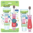 thumbnail image 1 of Firefly Brand with Peppa Pig Licensed Oral Care Training Kit, Light Up Kids Toothbrush , Natural Toothpaste, 1 of 10