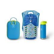 Firefly! Outdoor Gear Youth Adventure Combo – Blue (Includes Backpack, Lunch Box & Water Bottle)