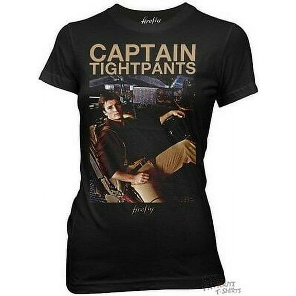 Firefly Captain Tightpants Mal Serenity Junior T-Shirt M