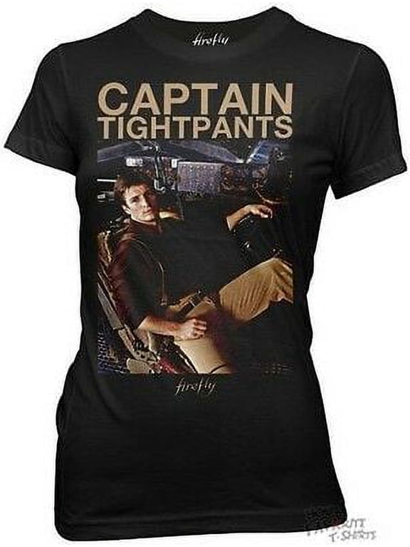 Firefly Captain Tightpants Mal Serenity Junior T-Shirt M