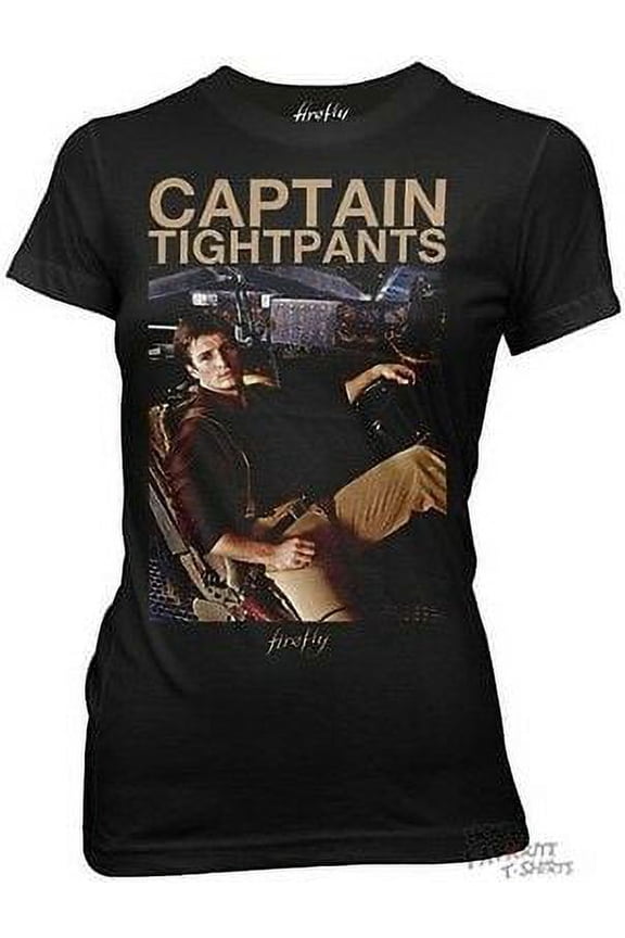 Firefly Captain Tightpants Mal Serenity Junior T-Shirt S