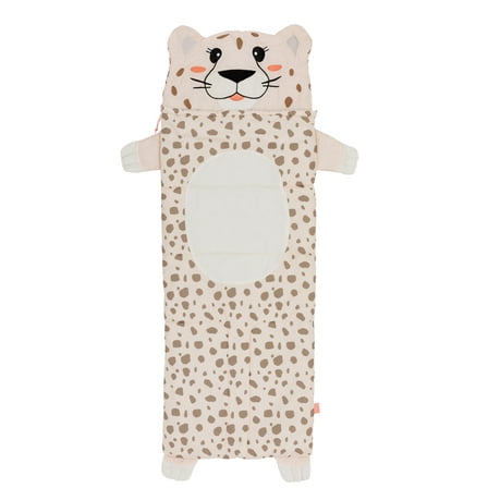 Firefly! Cha Cha the Cheetah Kids Sleeping Bag, Pink Animal Print