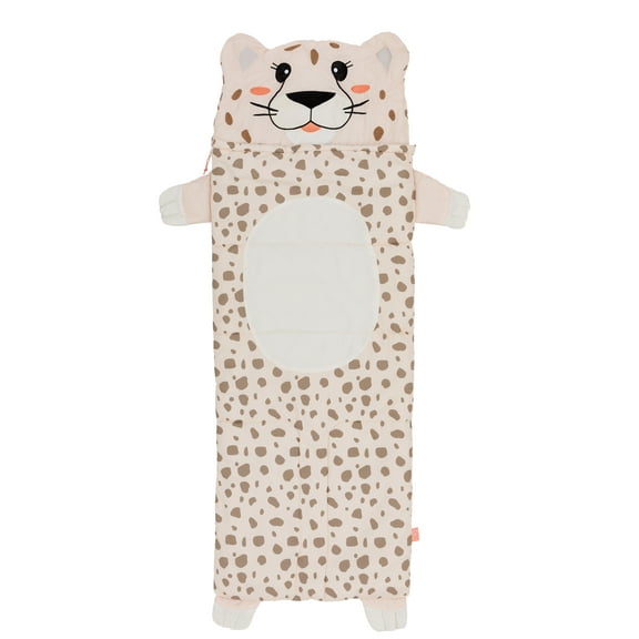 Firefly! Cha Cha the Cheetah Kids Sleeping Bag, Pink Animal Print