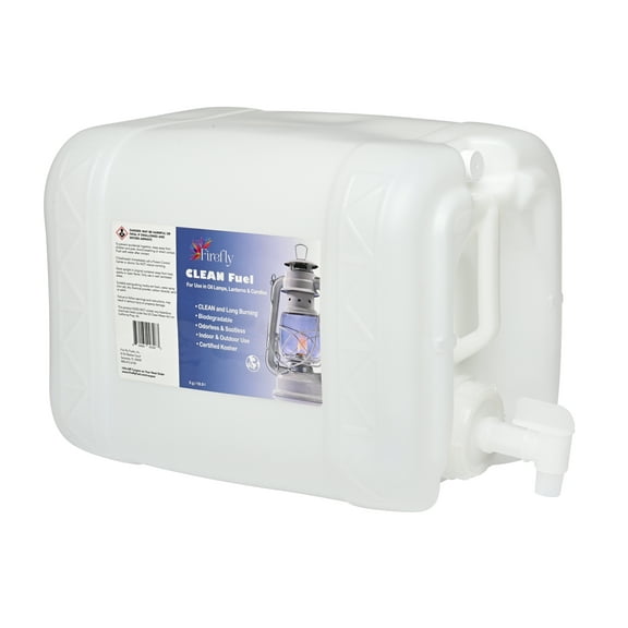 Firefly Smokeless, Virtually Odorless, Longer Burning Lamp Oil, 5 Gallons