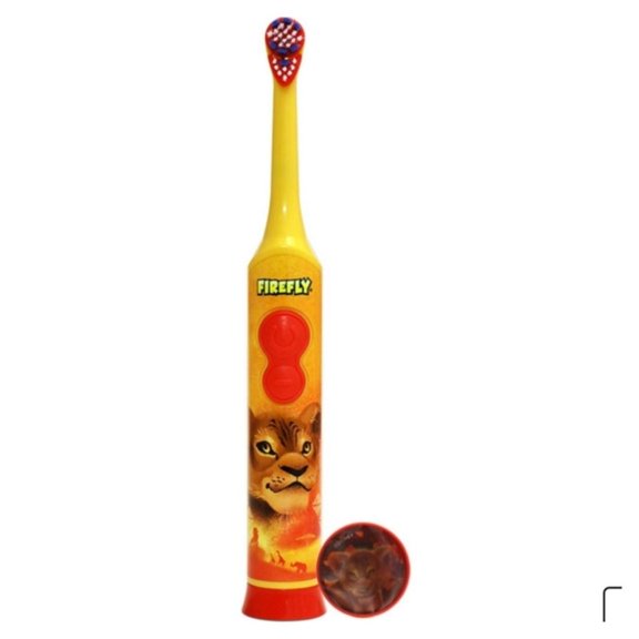 Firefly Clean N' Protect Lion King Power Toothbrush with Antibacterial Cover
