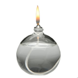 Handmade Decorative Glass Oil Lamps, Refillable Oil Candles Glass, Liquid  Candle, Reusable House Warming Gifts New Home 