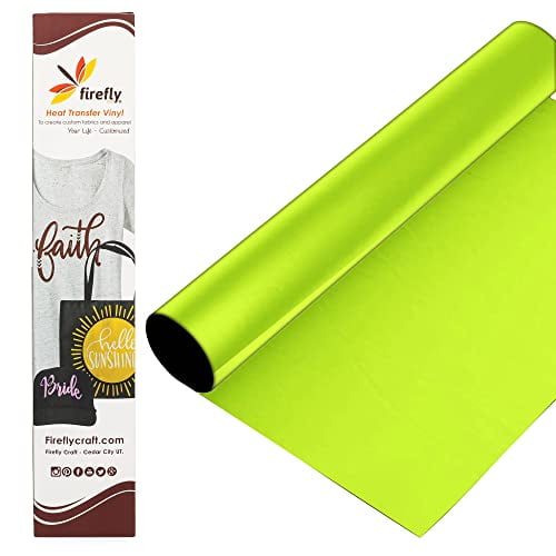 Firefly Craft Neon Yellow Heat Transfer Vinyl