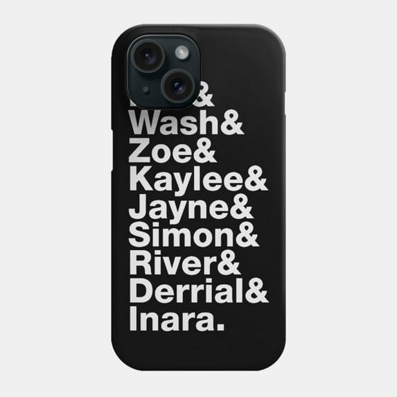 Firefly Crew Protective Cover for iPhone 11–17 Pro Max Serenity Sci-Fi Design