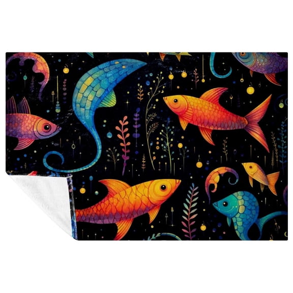 Firefly Custom Microfiber Throw Blanket - Soft and Warm Printed Blanket - Lightweight Throw for Sofa, Bed, Couch, Office, and Camping