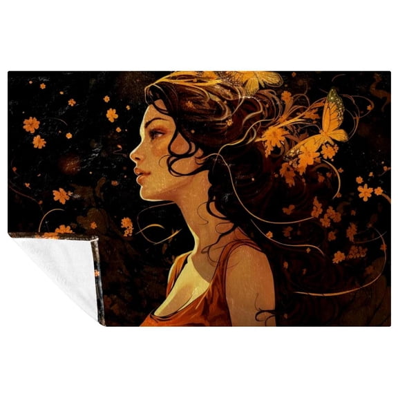 Firefly Customized Microfiber Throw Blanket: Soft, Warm, and Printed - Lightweight Sofa, Bed, Couch, Office, Camping Throw Blankets