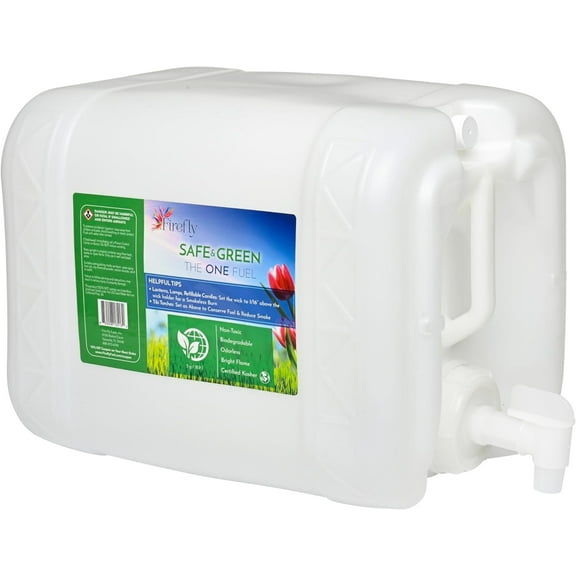 Firefly Eco-Friendly Tiki Torch Fuel, Lamp Oil, 5 Gallons