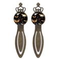 thumbnail image 1 of Firefly Elegant Vintage Copper Crown-shaped Bookmarks - Stainless Steel Reading Accessories for Book Lovers, Set of 2 Book Marks, 1 of 5
