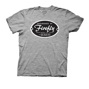 Firefly Serenity Mens T-Shirt - Engineered By Firefly (Small)