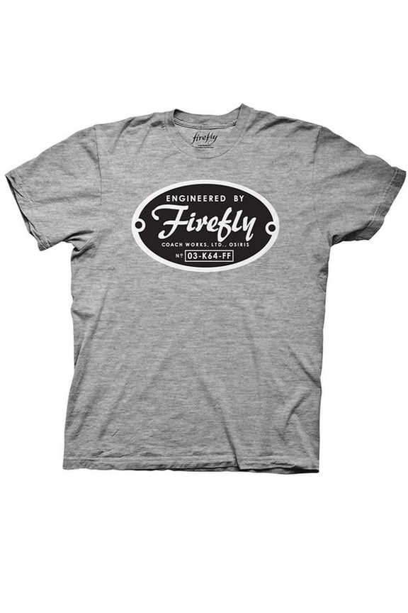Firefly Serenity Mens T-Shirt - Engineered By Firefly (Small)