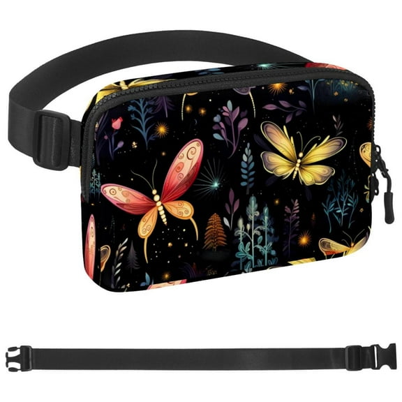 Firefly Fanny Pack for Men Women Hiking Waist Bag Pack, Runners Belt Jogging Pocket Belt with Adjustable Strap for Running Walking Traveling