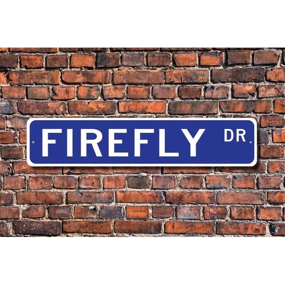Firefly Firefly Gift Firefly Sign Firefly decor Firefly lover Firefly expert lightning bug Metal Aluminum Sign - Size: 16 x 4 Inches