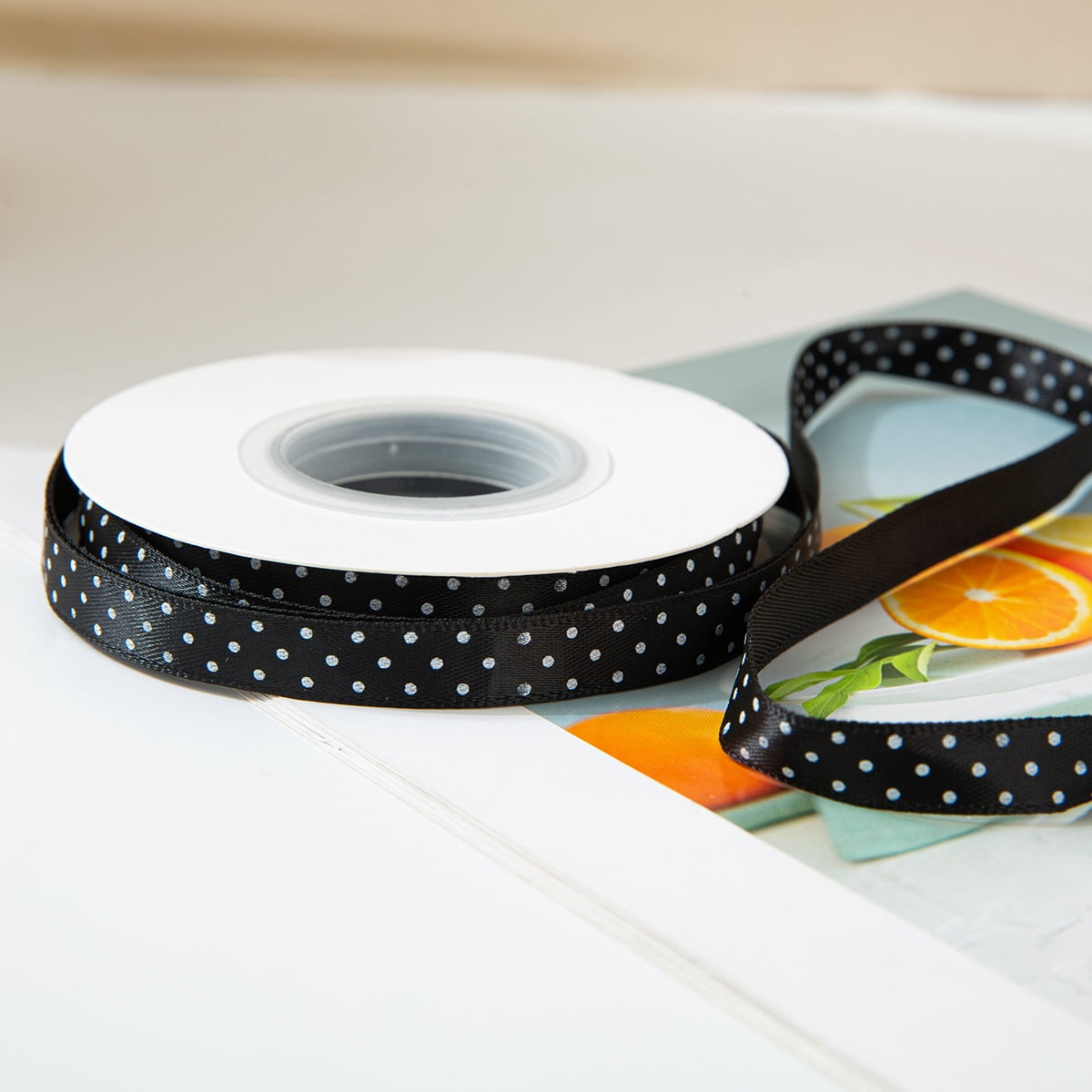 Firefly Hope 0.4 Inch x 25 Yards Polka Dot Grosgrain Ribbon, Spool ...
