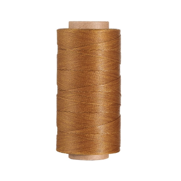 Firefly Hope 0.8mm Flat Waxed Sewing String, 3 Pcs Durable Wax Thread for Leatherwork, Shoe Fixing and Book Binding, Spool Not Included, B19