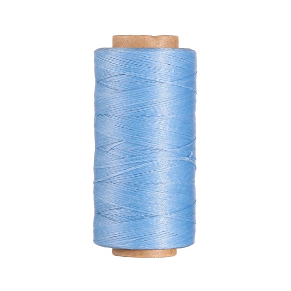 Firefly Hope 0.8mm Flat Waxed Sewing String, 3 Pcs Durable Wax Thread for Leatherwork, Shoe Fixing and Book Binding, Spool Not Included, B22