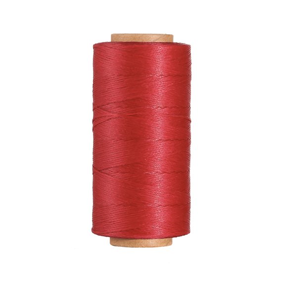 Firefly Hope 0.8mm Flat Waxed Sewing String, 3 Pcs Durable Wax Thread for Leatherwork, Shoe Fixing and Book Binding, Spool Not Included, B5