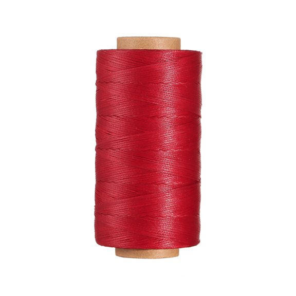 Firefly Hope 0.8mm Flat Waxed Sewing String, 3 Pcs Durable Wax Thread for Leatherwork, Shoe Fixing and Book Binding, Spool Not Included, B6