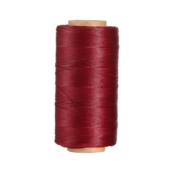Firefly Hope 0.8mm Flat Waxed Sewing String, 3 Pcs Durable Wax Thread for Leatherwork, Shoe Fixing and Book Binding, Spool Not Included, B7