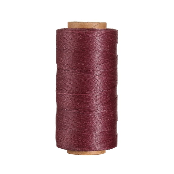 Firefly Hope 0.8mm Flat Waxed Sewing String, 3 Pcs Durable Wax Thread for Leatherwork, Shoe Fixing and Book Binding, Spool Not Included, B8