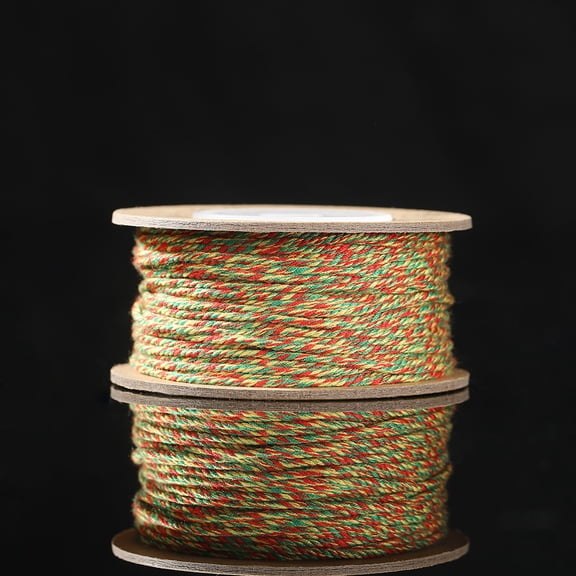 Firefly Hope 1.2mm Twisted Cord Rope 2pcs, Decorative Trim Craft Cord for DIY Jewelry, Sewing & Handmade Craft Projects,A02