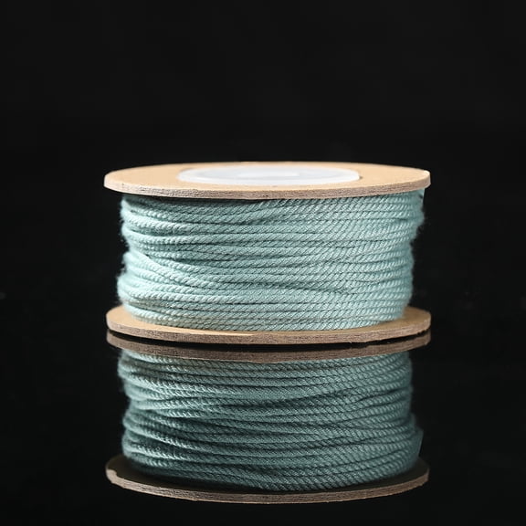 Firefly Hope 1.2mm Twisted Cord Rope 2pcs, Decorative Trim Craft Cord for DIY Jewelry, Sewing & Handmade Craft Projects,Blue Green