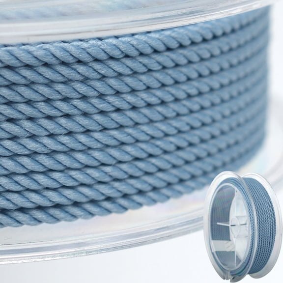 Firefly Hope 1.5mm Twisted Milan Cord Beading Thread, Durable Braided String for DIY Bracelet Necklace & Jewelry Making Supplies -Y