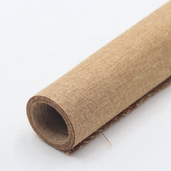 Firefly Hope 1 Pcs Self-Adhesive Fabric Repair Tape, 20*30cm Patch for Shoes, Hand Bag, Sofa & Car Interior, Fine Linen Style, Dark Khaki