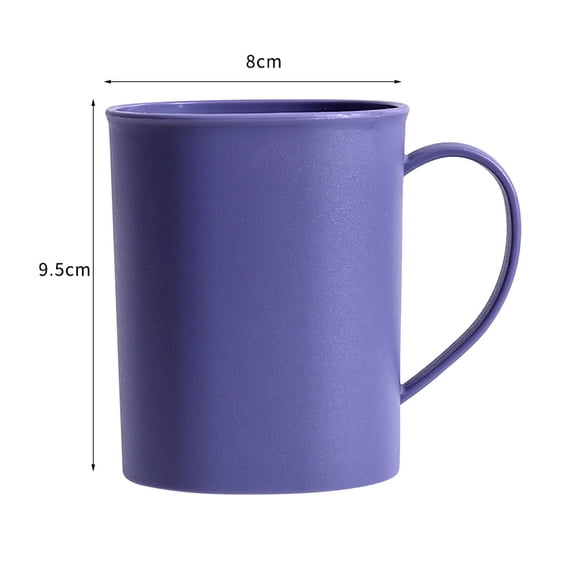 Firefly Hope 1-Pcs Shatterproof Plastic Bathroom Tumblers, Multipurpose Toothbrush Mouthwash Cups & Beer Mugs for Household Daily Use, Blue
