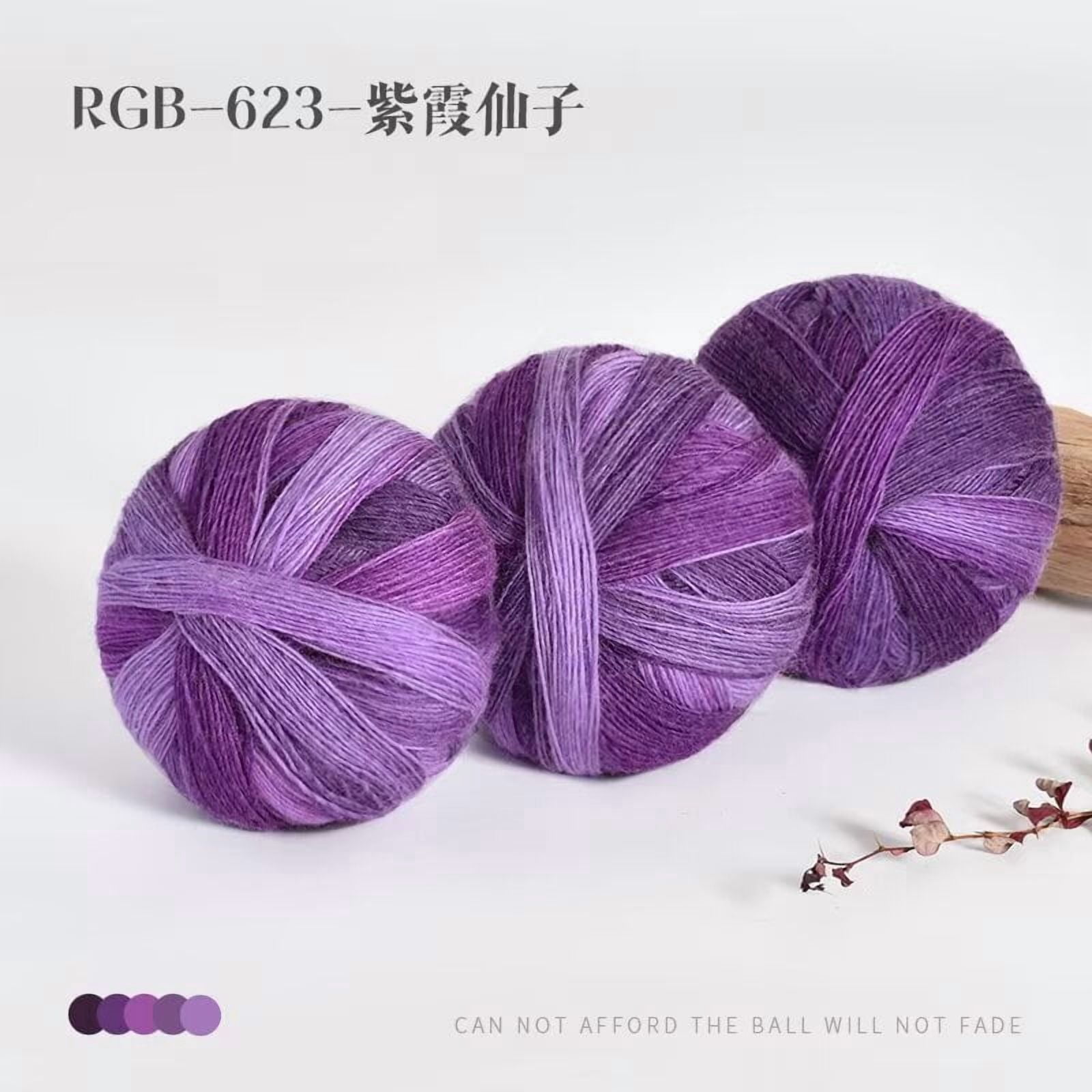 Firefly Hope 1-Piece 100g Variegated Multicolor Yarn, Acrylic Cotton ...