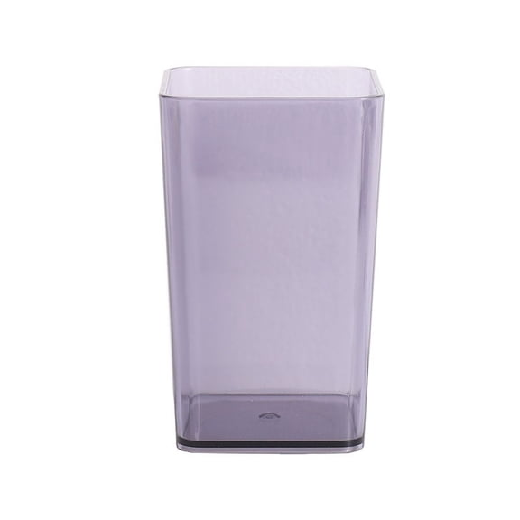 Firefly Hope 1-Piece Transparency Unbreakable Plastic Bathroom Tumbler, Multi-Functional Toothbrush Holder & Mouthwash Cup for Household Use, Purple
