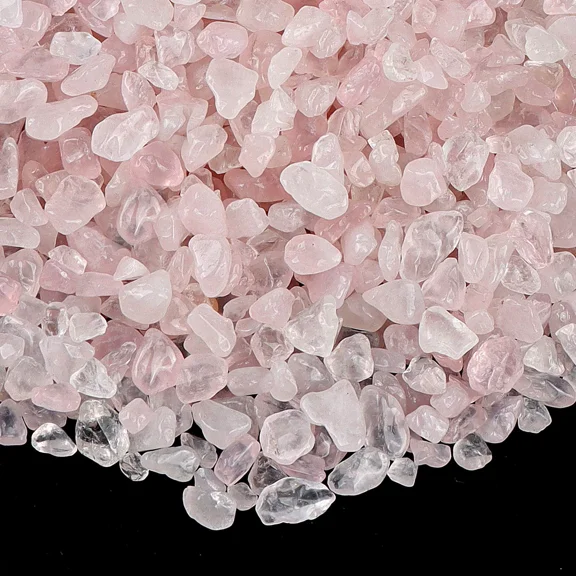 Firefly Hope 100g 5-9mm Assorted Irregular Shaped Quartz Crystal Chips, Crushed Tumbled Polished Decorative Rocks for Succulents, Aquarium, Betta Fish Tank Gravel, Vase Filler & DIY Crafts, S7