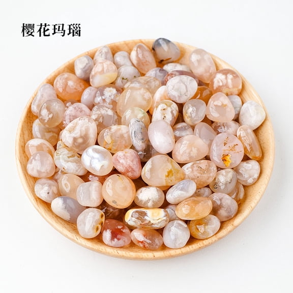 Firefly Hope 100g Transparent Natural Crystal Tumbled Stones, Polished Rolling Stones & Aromatherapy Diffuser Rocks, 1.5-2mm Bulk Raw Crystals for Fish Tank & Home Decor, Light Pink B
