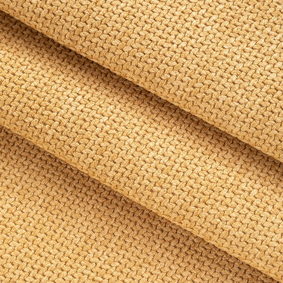 Firefly Hope 118"57" Coarse Textured Thickened Linen Fabric, Breathable Durable Multi-Purpose Material for Home Furniture Upholstery & Handmade DIY Projects, Yellow