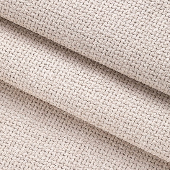 Firefly Hope 118"57" Coarse Textured Thickened Linen Fabric, Breathable Durable Multi-Purpose Material for Home Furniture Upholstery & Handmade DIY Projects, Beige