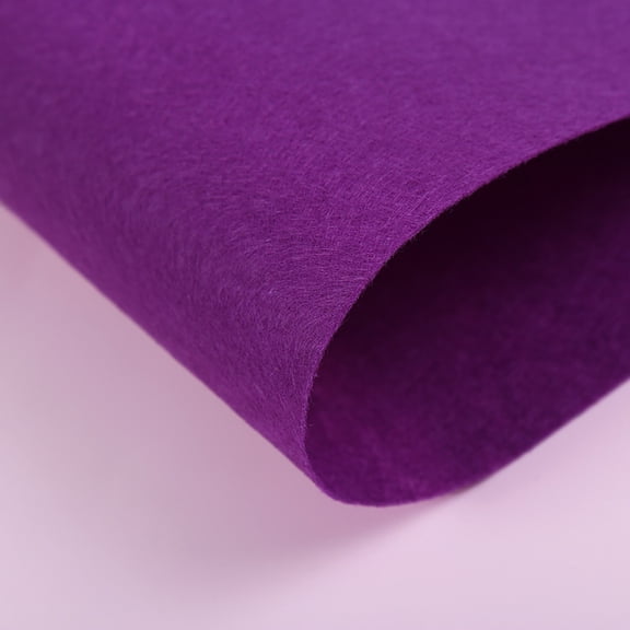 Firefly Hope 118x33 Inch Soft Woven Dark Purple Craft Felt, 1mm Thick Acrylic Fabric Sheets Ideal for Craftwork, Sewing Patches & DIY Art Making