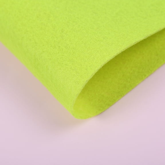 Firefly Hope 118x33 Inch Soft Woven Fluorescent Green Craft Felt, 1mm Thick Acrylic Fabric Sheets Ideal for Craftwork, Sewing Patches & DIY Art Making