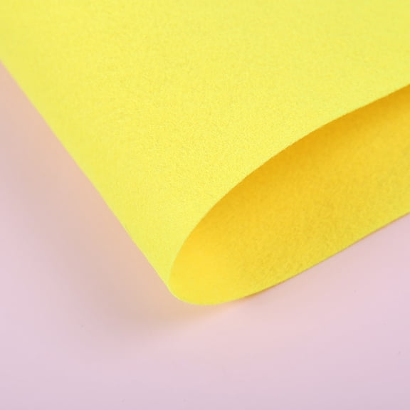 Firefly Hope 118x33 Inch Soft Woven Yellow Craft Felt, 1mm Thick Acrylic Fabric Sheets Ideal for Craftwork, Sewing Patches & DIY Art Making
