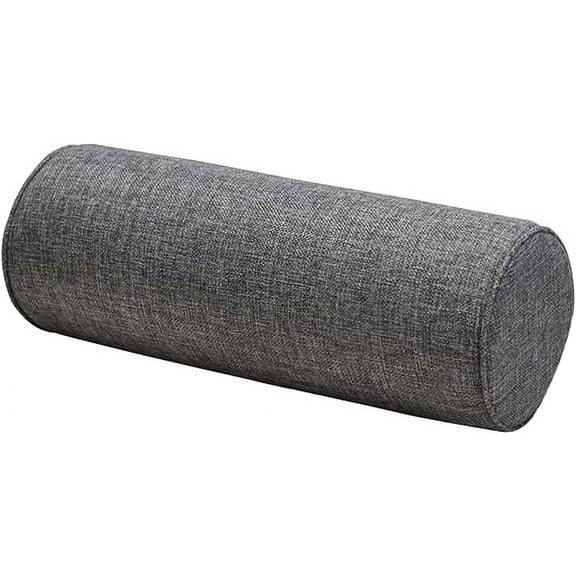 Firefly Hope 16"x6" Car Neck Pillow, Ergonomic Support with Washable Cotton Cover, Travel & Commute Neck Cushion(Dark Gray)